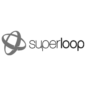 Superloop greyscale square