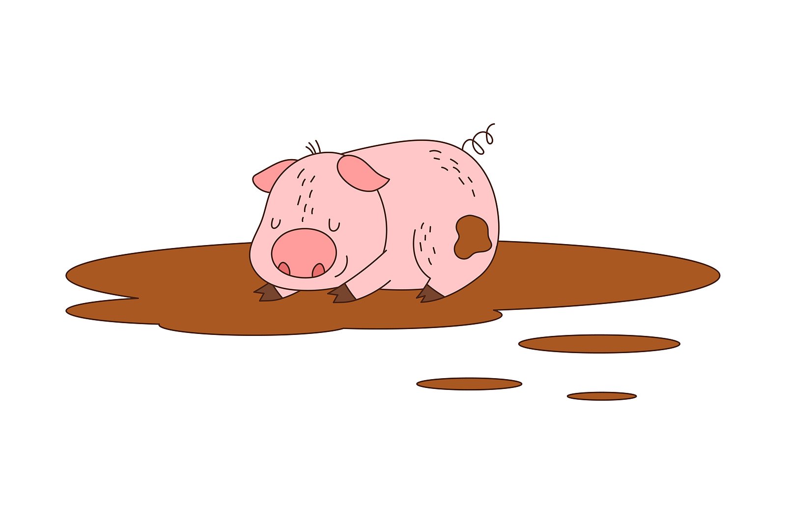 Pig in Mud